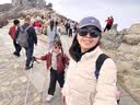 双星女童鞋春秋透气儿童德训鞋网面阿甘小学生跑步女童运动鞋 紫白34 实拍图