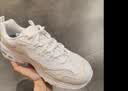 斯凯奇（Skechers）蕾丝熊老爹鞋女鞋冬季厚底增高熊猫鞋减震休闲运动鞋11959 实拍图