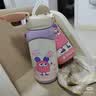 babycare儿童保温杯水壶吸管杯大宝宝学饮杯316不锈钢双饮上学600ml 实拍图