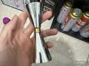 酒吧灵魂304不锈钢量酒器 经典日式一体式盎司杯 调酒师jigger量杯带刻度 镜光【30/45ml】 实拍图