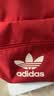 adidas休闲复古日常通勤运动双肩背包男女学生书包阿迪达斯三叶草   胜利红   NS(均码) 实拍图