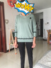 千秋诗中老年女装新款秋冬装毛线衫时尚妈妈装加大码针织毛衣打底衫女 豆绿色HF712 2XL 建议120~130斤 实拍图