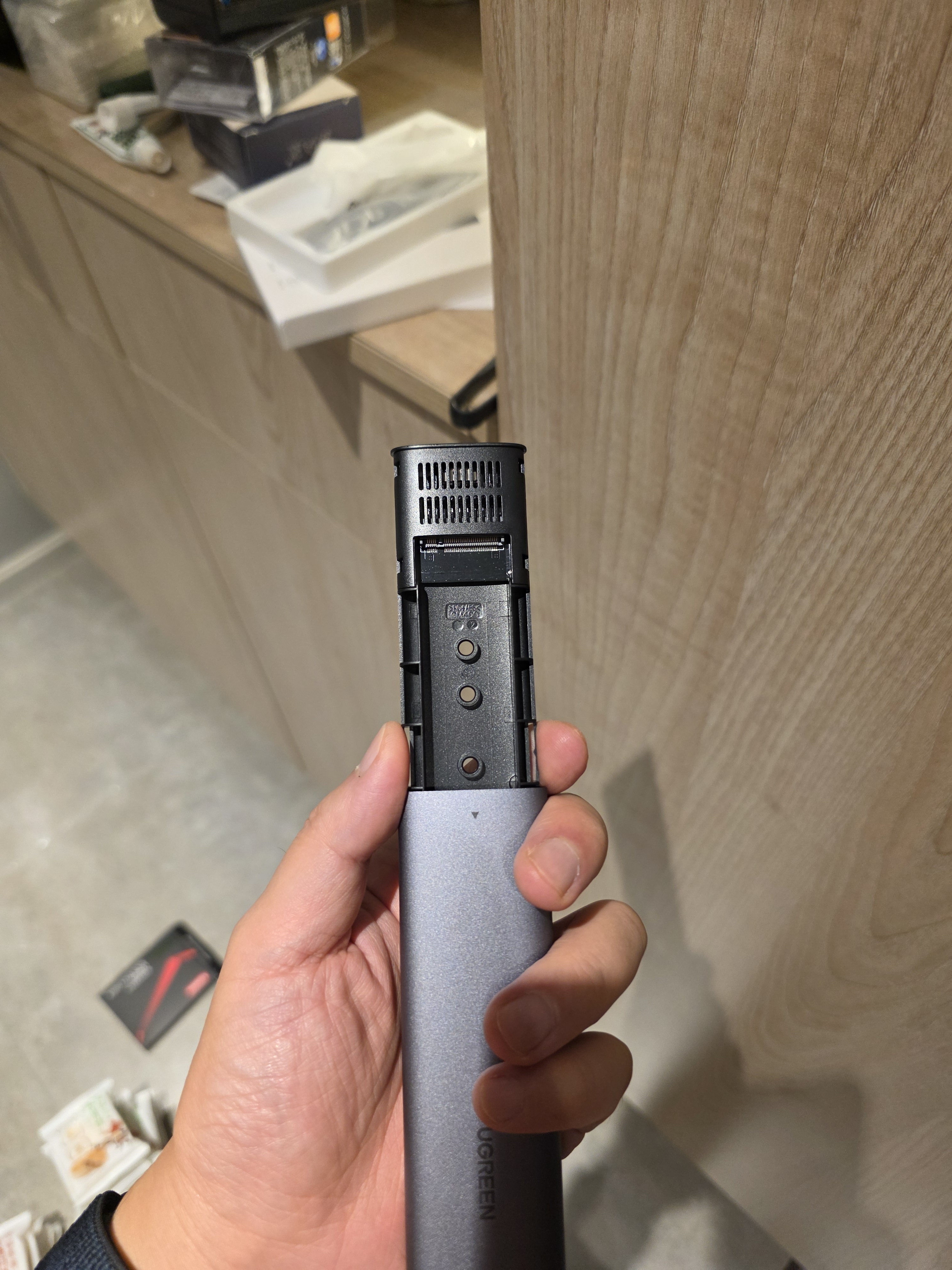 绿联 M.2 SATA/NGFF移动硬盘盒 USB3.0接口固态SSD适用台式笔记本电脑苹果16外置硬盘盒 实拍图
