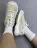 斯凯奇（Skechers）蕾丝熊老爹鞋女鞋冬季厚底增高熊猫鞋减震休闲运动鞋11959 实拍图