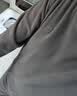京东京造轻薄暖摇粒绒抗静电秋季加绒男士睡衣男家居服情侣睡衣鲨鱼灰2XL 实拍图