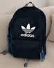adidas休闲复古日常通勤运动双肩背包男女学生书包阿迪达斯三叶草   深靛蓝   NS(均码) 实拍图