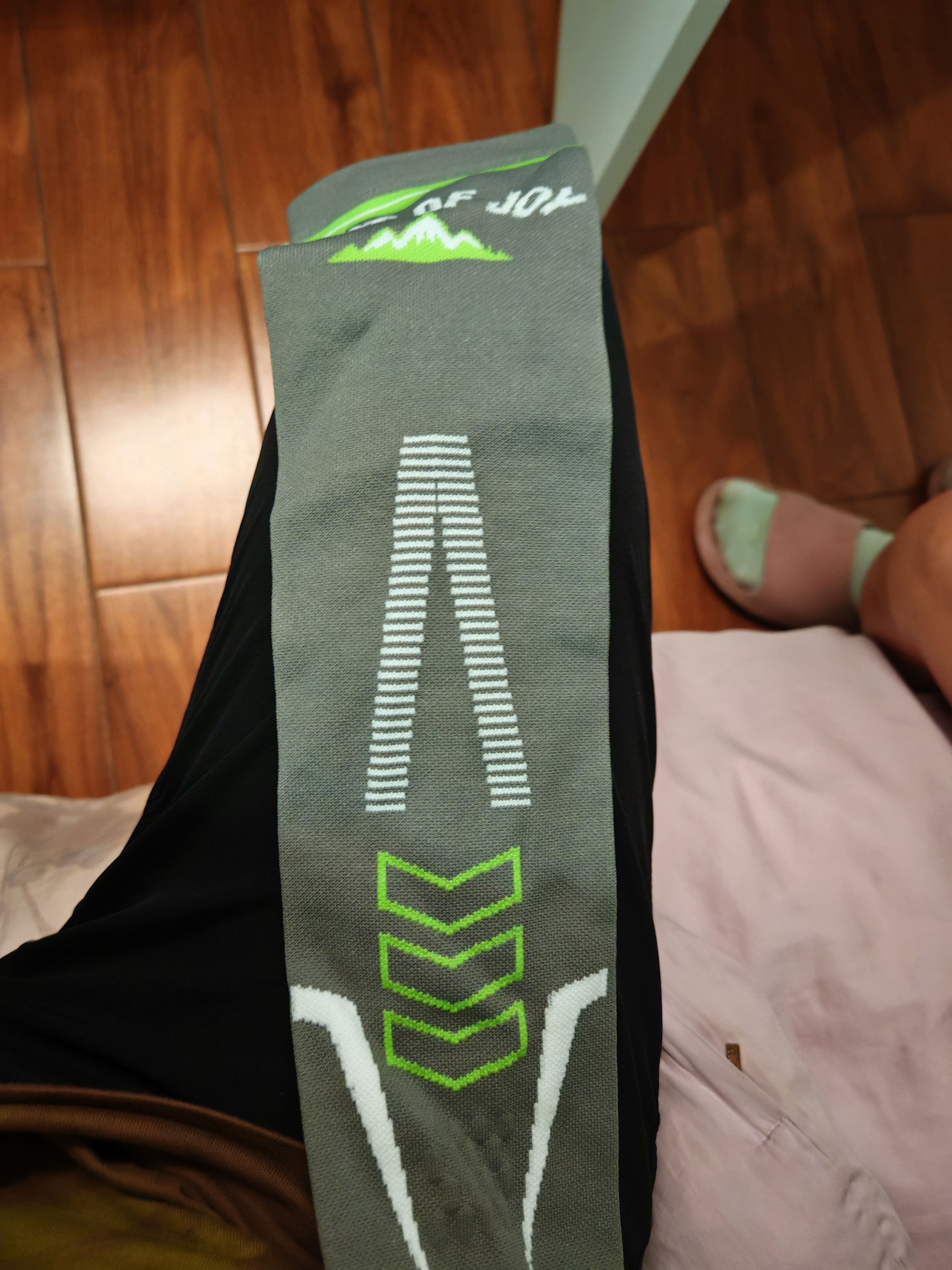 NY&AD专业运动压缩小腿袜套跑步专用压力护膝瘦腿跳绳健身瑜伽骑行装备 实拍图