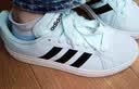 adidas 面包鞋 GRAND COURT BASE 00s休闲板鞋平底鞋男女阿迪达斯 薄荷绿/黑色/汉玉白   42 实拍图