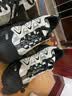 骆驼（CAMEL）丑萌登山鞋女时尚撞色户外休闲鞋 L24S076620 米/银/黑 39 实拍图