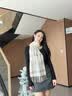猫人围巾女秋冬季披肩纯羊毛格子女围脖送女友生日礼物女士送老婆礼盒 实拍图