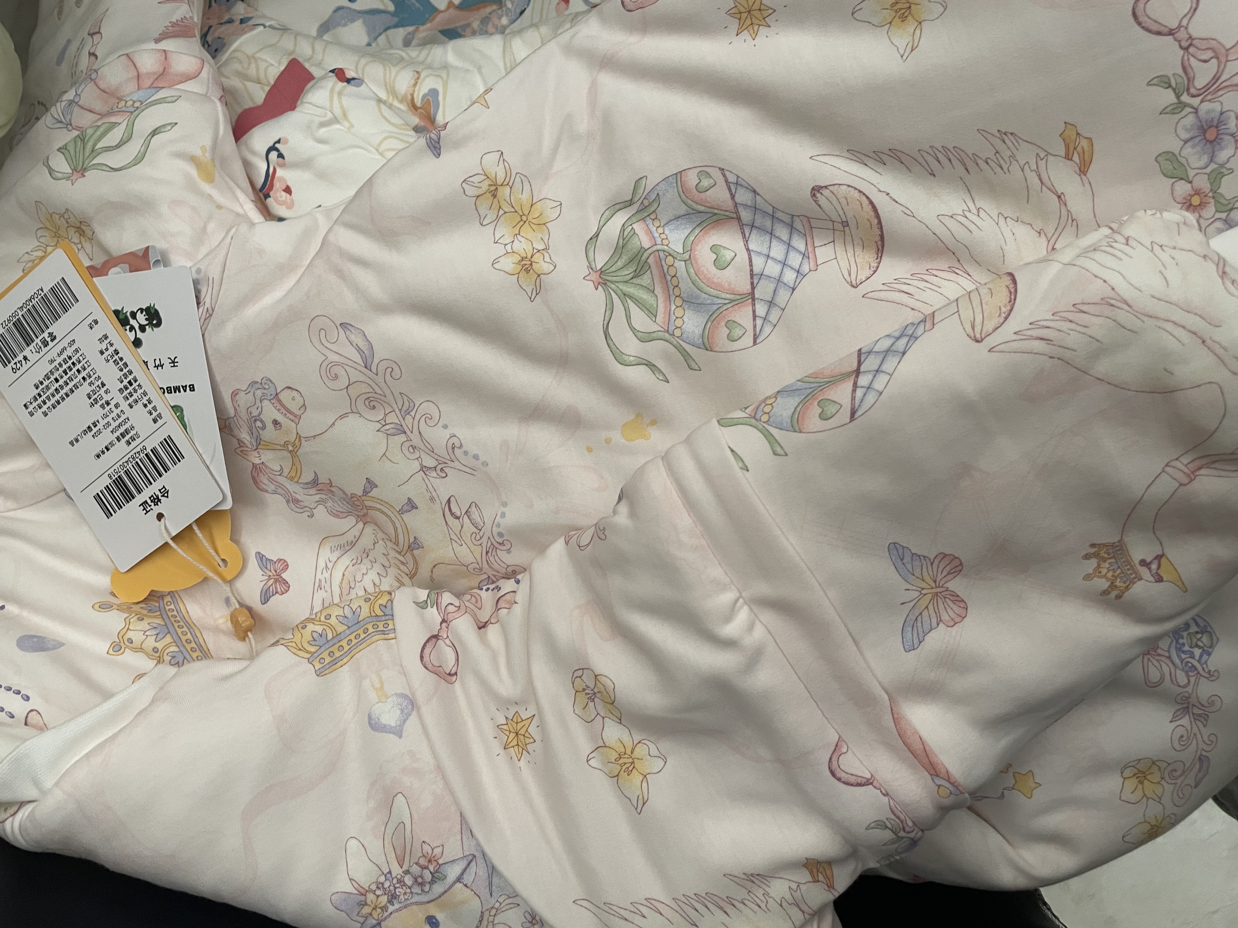 贝肽斯婴儿睡袋暖姜3.0儿童分腿睡袋婴幼儿防踢被睡衣秋冬加厚 花语L 实拍图