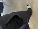 龙牙寒锋战术软壳裤修身版裤子男秋冬弹力户外休闲裤防风加绒冲锋裤 极夜黑(直筒版） 32 175/84B 实拍图