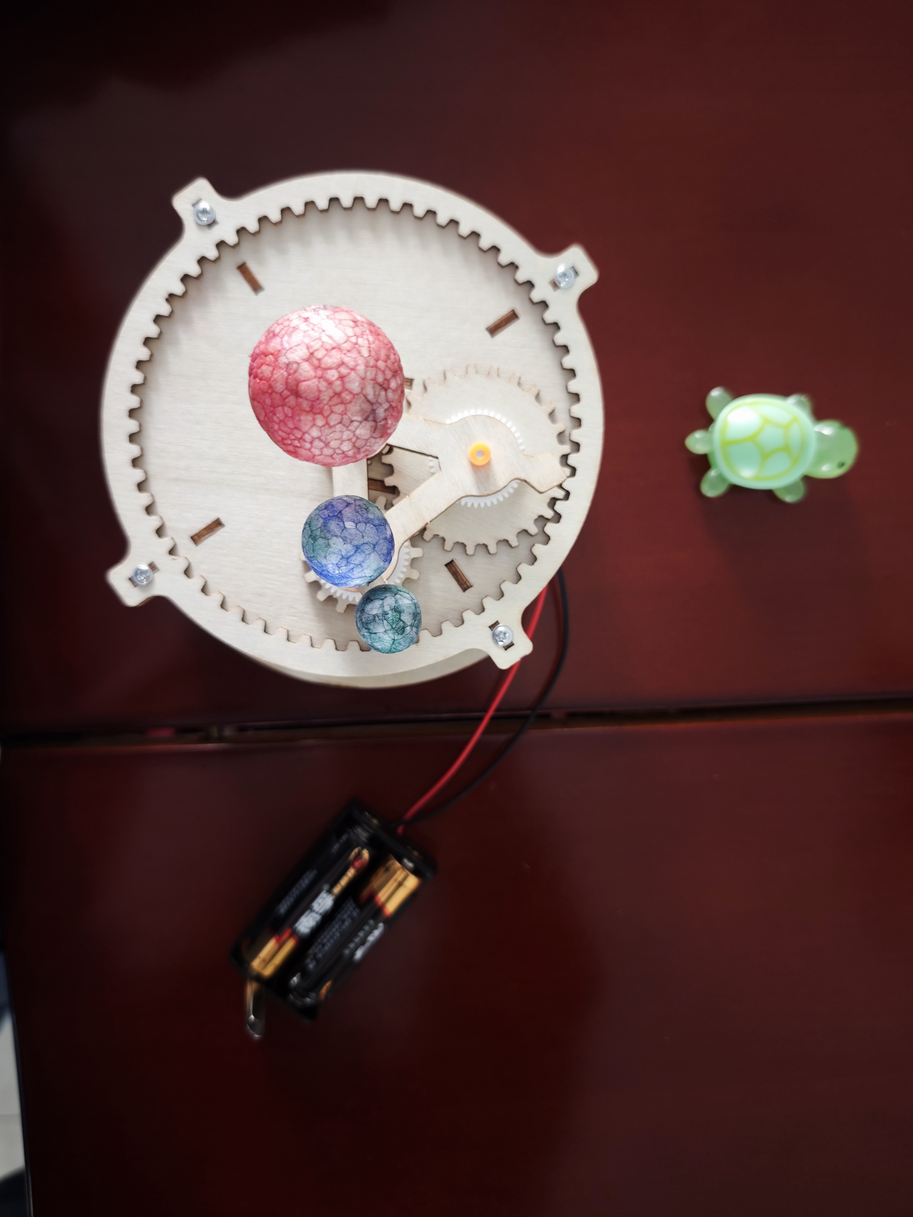 维尼小象（WEINIXIAOXIANG）太阳系模型三球仪科学实验天文教学STEAM教育儿童玩具 实拍图