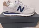 NEW BALANCE秋冬男女同款复古灰色耐磨轻便运动休闲鞋574系列ML574LGI 43 实拍图