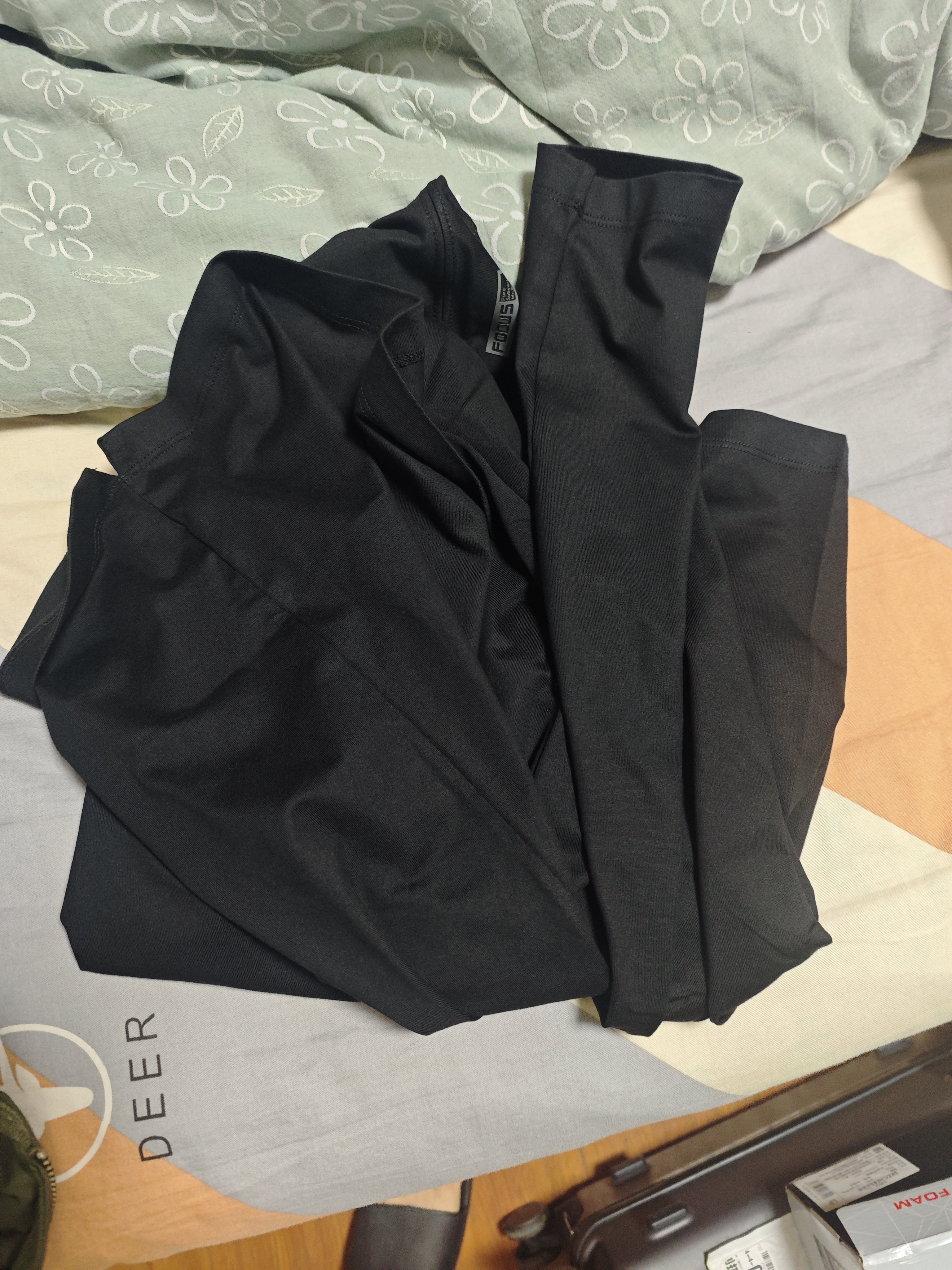布先生明星同款长袖T恤男士小白T内搭 长袖标准T-圆领-黑色 L(175) 实拍图