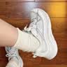 斯凯奇（Skechers）蕾丝熊老爹鞋女鞋冬季厚底增高熊猫鞋减震休闲运动鞋11959 实拍图