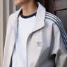 adidas通勤百搭三条纹休闲运动夹克外套男女秋季阿迪达斯三叶草 实拍图