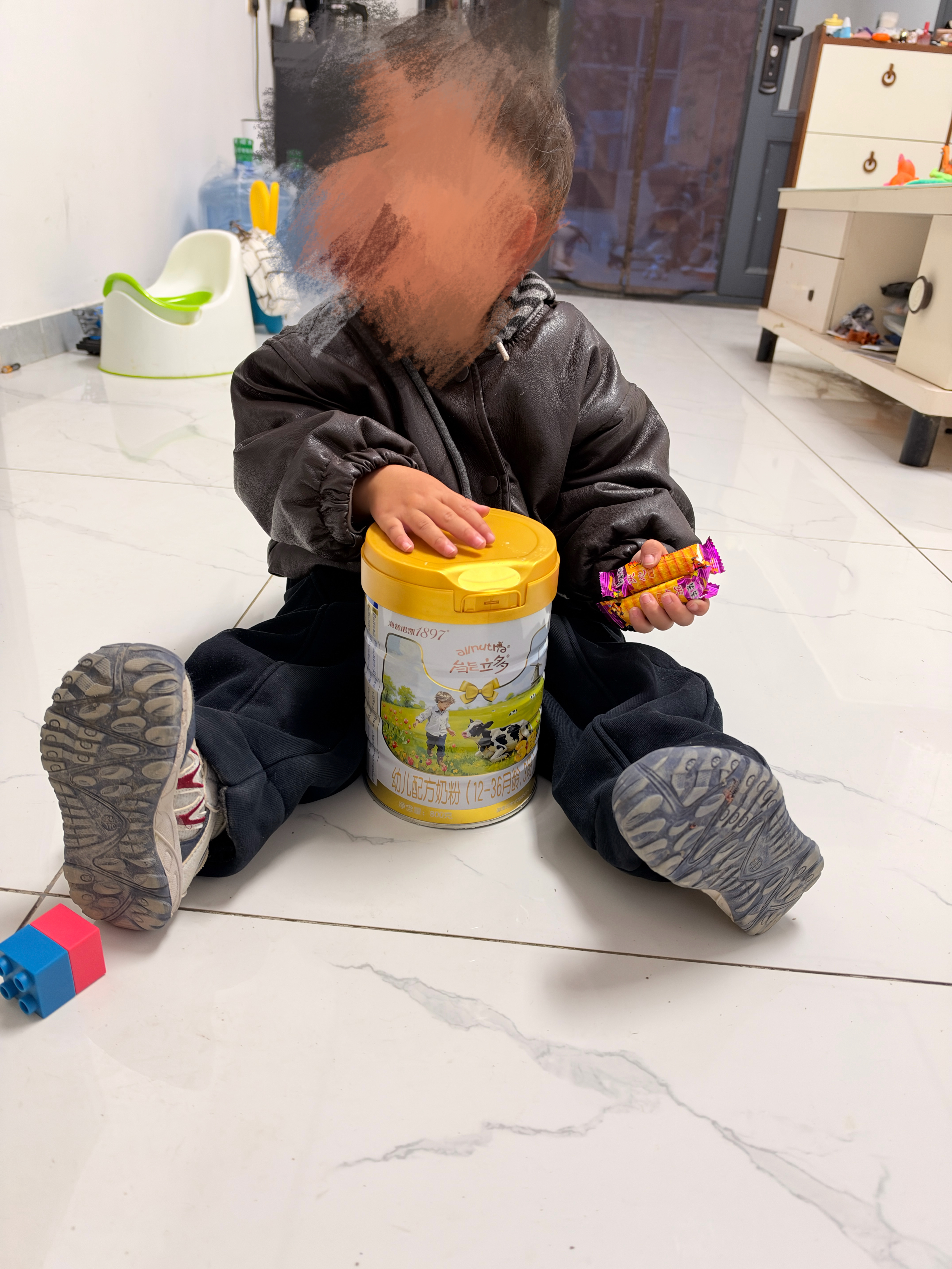 能立多【A2蛋白奶源】低敏分子幼儿A2β-酪蛋白奶粉3段(1-3岁) 800g*6罐 实拍图