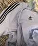 adidas双11主推 复古休闲运动立领夹克外套卫衣女阿迪达斯三叶草   淡蓝色/黑色（推荐选大一码）   XL 实拍图