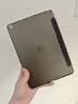 毕亚兹适用ipad 10.2英寸保护套 2021年9/8/7代 通用苹果平板电脑三折支架 智能休眠保护壳 PB179金刚黑 实拍图