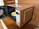 美的（Midea）【厚皮橙同款】小滋味微波炉烤箱一体机小型家用微波炉光波一级能效平板变频复古美拉德风C1G2 实拍图