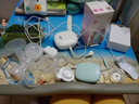 新安怡（AVENT）飞利浦新安怡电动吸奶器 单边多用低音花瓣按摩吸乳器 SCF903+60毫升玻璃奶瓶 实拍图