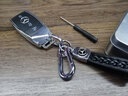 迪加伦 奔驰钥匙套 新奔驰300L C260L S级GLB A级C级E级G级车钥匙扣包壳 电镀银(钥匙壳+时尚绳) 新奔驰E级专用钥匙套 实拍图