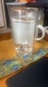 束氏 水杯玻璃杯绿茶杯泡茶杯花茶杯高硼硅双层防烫玻璃杯描金款280ml 实拍图