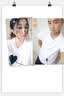 (两件装)love情侣装夏天短袖t恤新款爱心短袖一男一女韩版宽松百搭上衣学生班服定制 男白色+女白色 男M+女S 实拍图