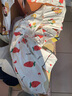 香雅馨 韩版睡衣女春秋长袖棉质宽松家居服两件套装夏季甜美V领卡通猫咪 3809草帽女孩 2XL 130-150斤 实拍图