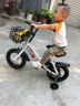 XBEIER   儿童自行车男女小孩单车可折叠2-10岁宝宝童车脚踏车 普通辅助轮折叠款白色 12寸适合80-1米身高 实拍图