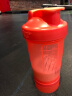 Blender Bottle 蛋白粉摇摇杯运动水杯 便携健身水壶大容量刻度塑料杯带粉盒杯子 珊瑚色22oz 640ml 实拍图
