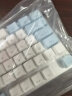 达尔优（dareu）机械师合金版 机械键盘 有线键盘 游戏键盘 108键EK815单光 女生 电脑键盘  白色蓝色 青轴 晒单实拍图