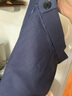 无印良品（MUJI）女式 麻混 弹力 直筒裙 长半身裙女春款裙子半裙 中长裙 女装 烟熏蓝色 L (165/70A) 实拍图