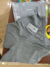 花花公子家居短裤男士春夏季居家五分裤宽松大码纯棉大裤衩夏季沙滩裤男裤 深灰-短款 1条 3XL 实拍图