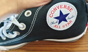 匡威（Converse）官方All Star经典帆布男女高帮休闲运动鞋黑色101010 101010/黑色 39 实拍图