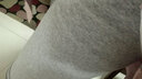 米度丽孕妇装春夏外穿小猫孕妇打底裤裤子春夏打底裤春夏透气修身裤子 纯色春夏款-浅灰 XL（建议120-150斤左右） 实拍图