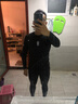 禾默运动紧身衣男短T恤健身服长袖速干打底衣高弹训练服篮球跑步骑行 黑树叶短袖 L 实拍图