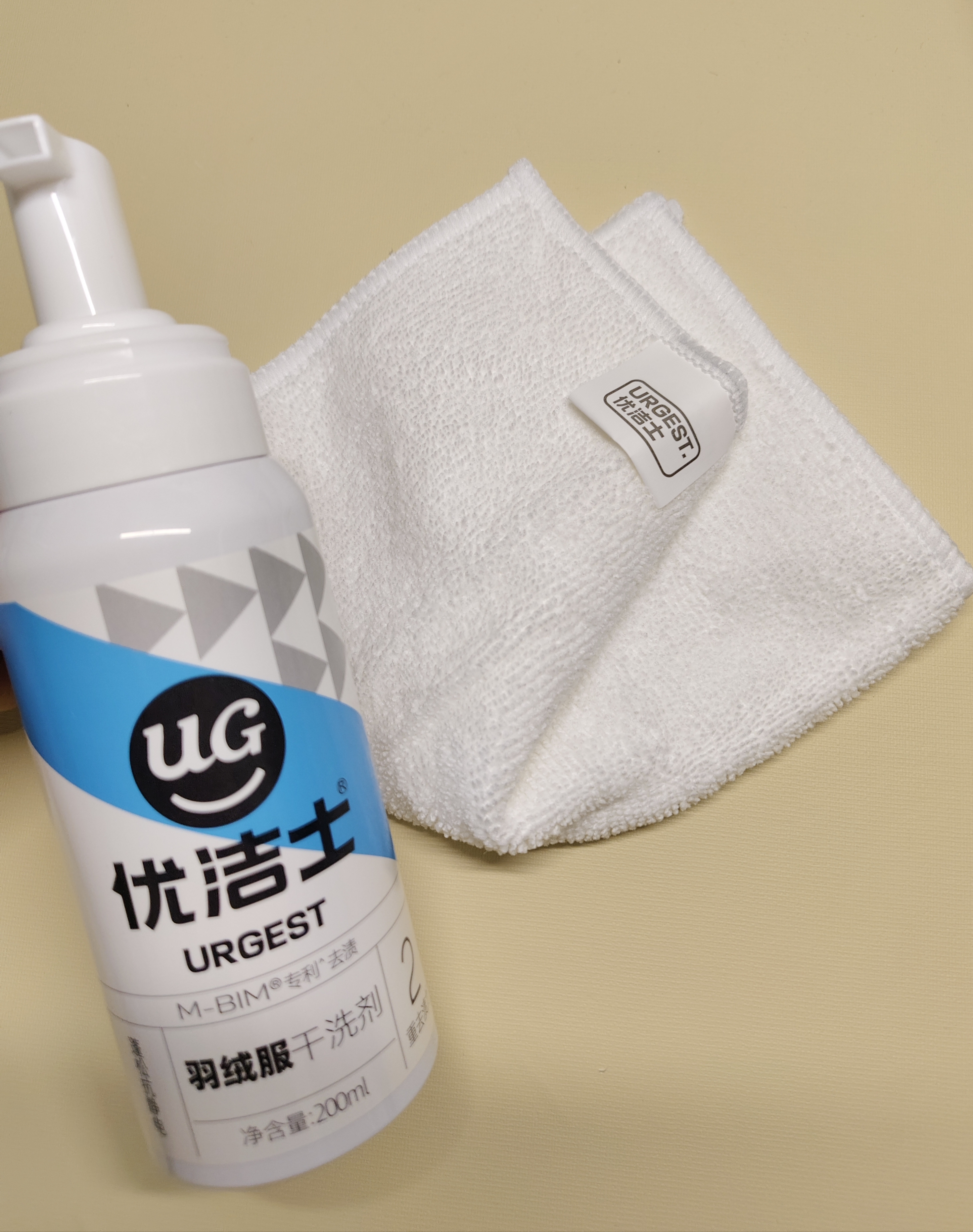 优洁士羽绒服清洗剂200ml*1瓶衣物免水洗去污干洗剂 羽绒服去渍 实拍图