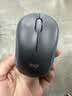 罗技（Logitech）M185鼠标 无线鼠标 办公鼠标 对称鼠标 黑色灰边 带无线2.4G接收器 实拍图