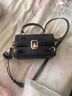 CIGAR KITE包包真牛皮女士单肩斜挎包小方包时尚背包七夕生日礼物月光宝盒 耀光黑  【纪念日送礼物】 实拍图