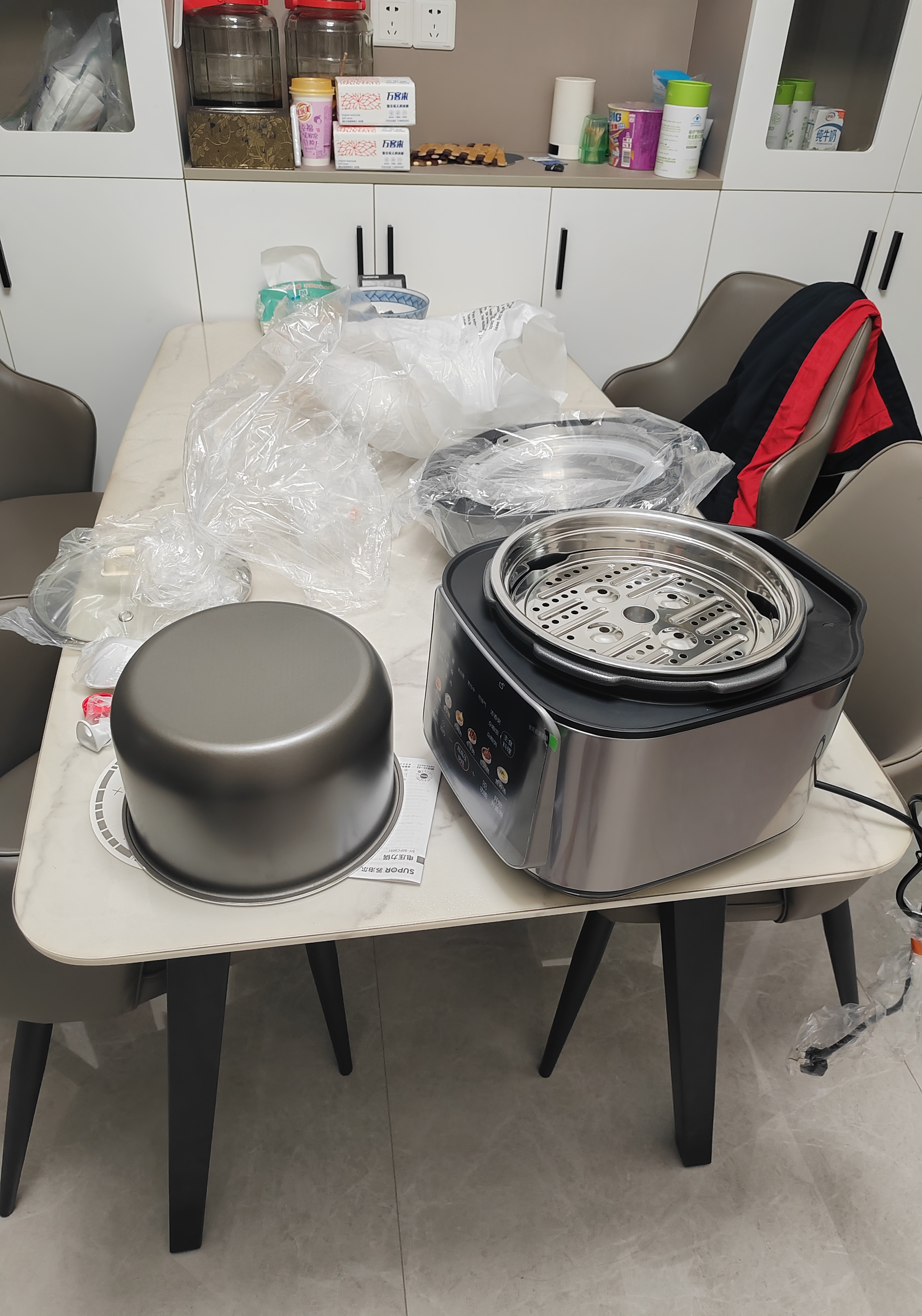 苏泊尔（SUPOR）有钛0涂层新品速嫩蒸鲜呼吸电压力锅5L超高压120kPa 2000W上蒸下煮电饭煲4-6人SY-50FC5051 实拍图