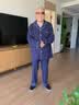 京东京造10A抑菌纯棉睡衣男衣服秋冬套装A类一等品50支情侣家居服绀青2XL 实拍图