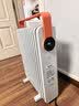 美的（Midea）【AI语音】油汀取暖器家用电热电暖器 婴儿防烫电暖气智能遥控 节能全屋速热加湿烤火炉 HYR22XGR 实拍图