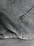 Levi's李维斯新款情侣同款美式复古水洗牛仔夹克棉服厚外套 黑灰色 XL 实拍图