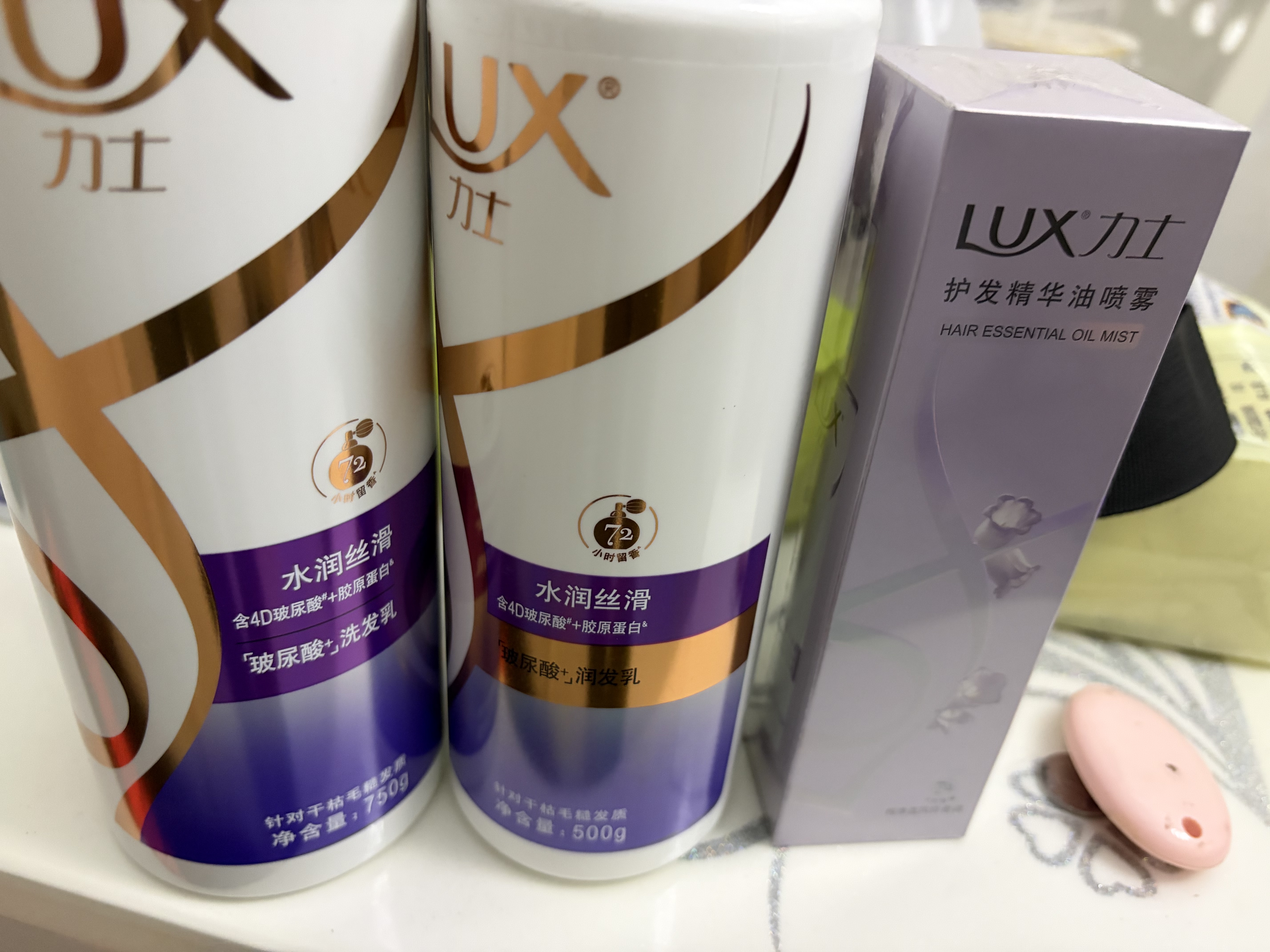 力士（LUX）薄雾型护发精油喷雾80ml蓝风铃 护发素润发精华 实拍图