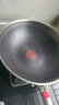 欧乐菲（OLOFE）316L不锈钢平底深炒锅不粘蜂窝双面炖菜爆炒烹饪炒菜锅具蓝钻30cm 实拍图