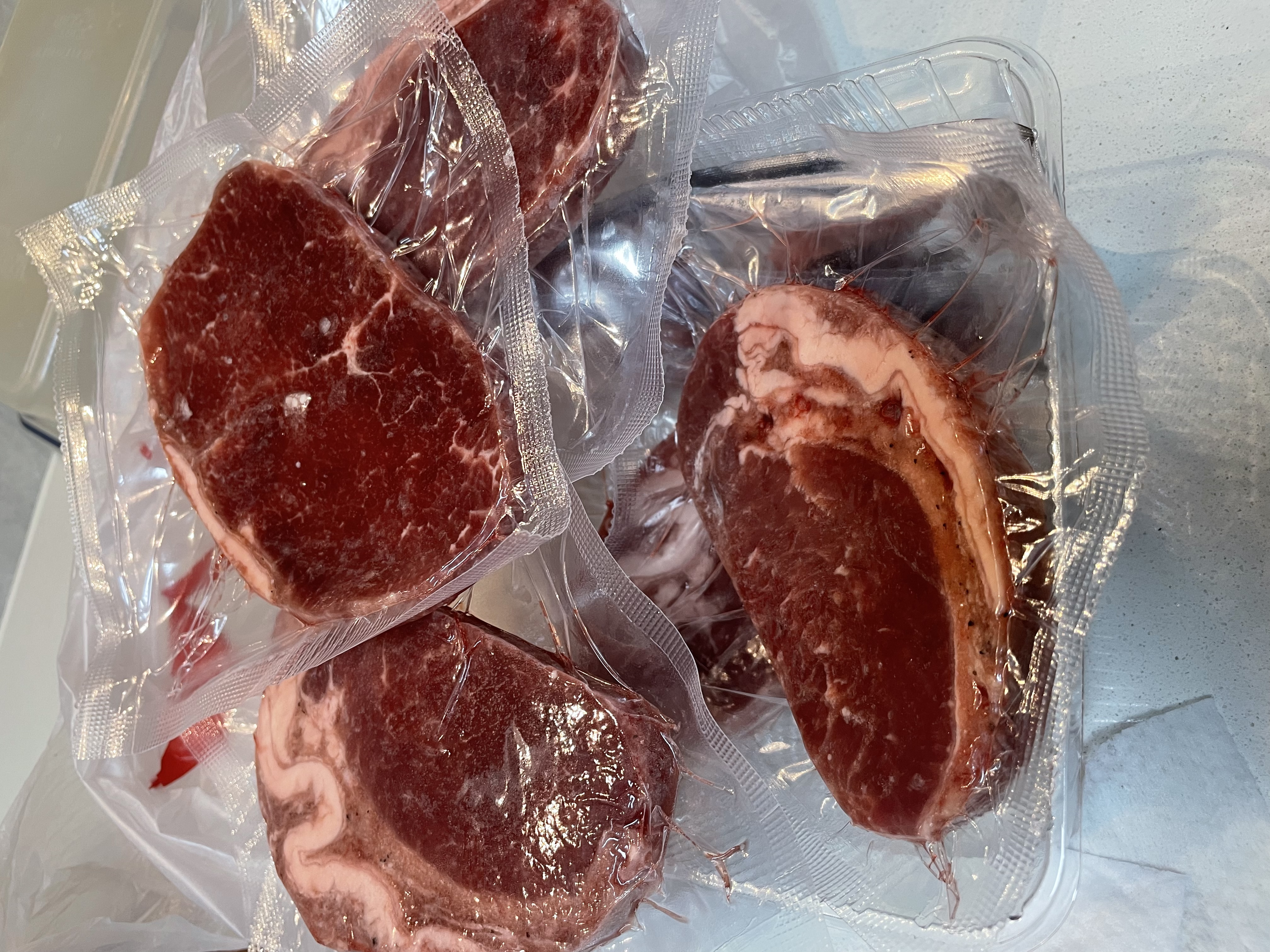 大希地无抗原料盒装整切调理西冷牛排含酱包共750g 牛肉小学生烧烤早餐 实拍图