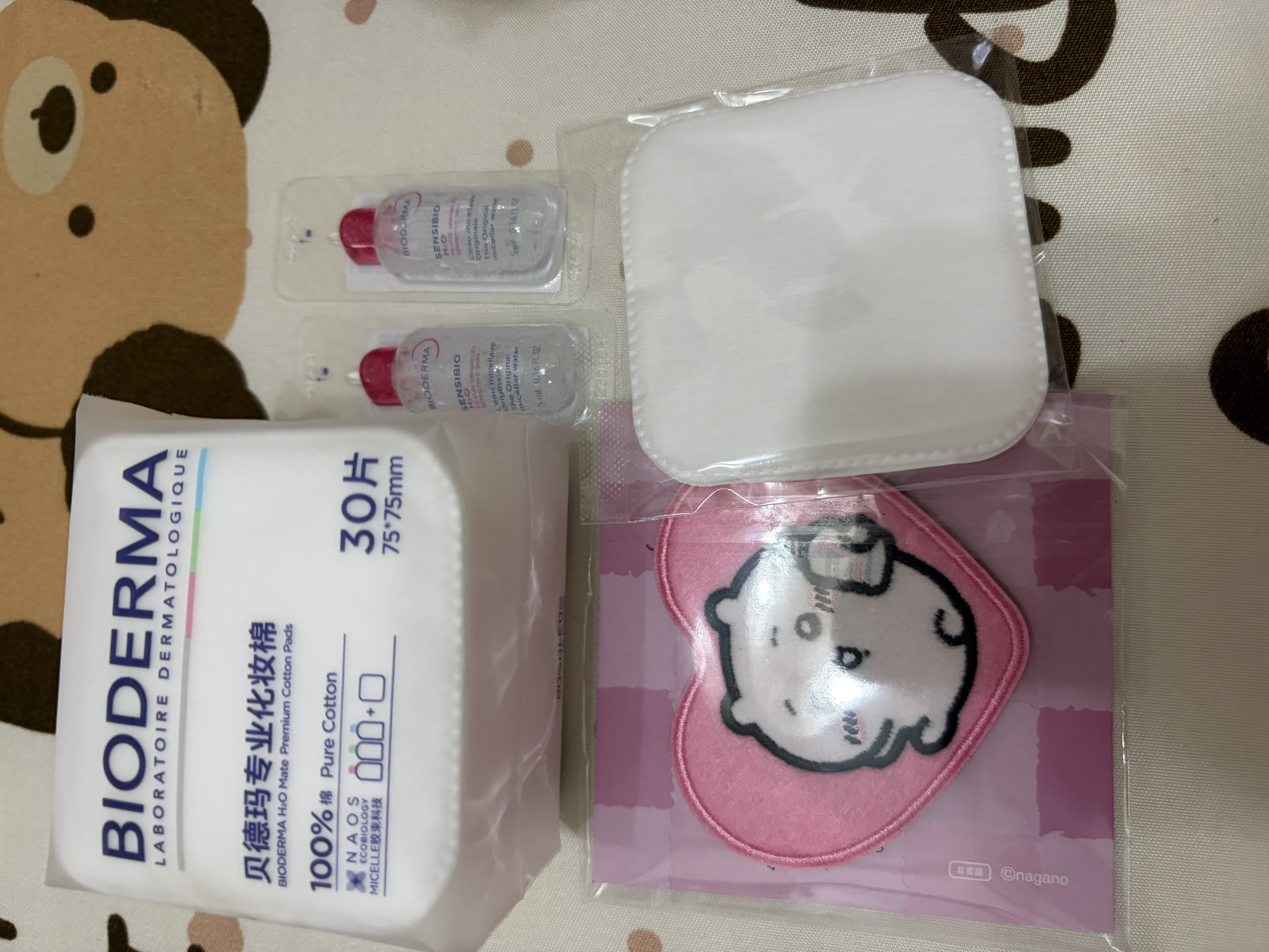 贝德玛（BIODERMA）【11.11现货】舒妍舒缓多效洁肤液5ml*2+专业化妆棉2片 实拍图
