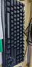 CHERRY樱桃MX1.1黑曜极光 机械键盘87键 游戏键盘 有线键盘 悬浮式无钢结构 RGB灯效 黑色红轴 实拍图